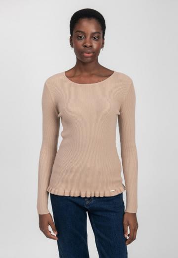 Длинный пуловер