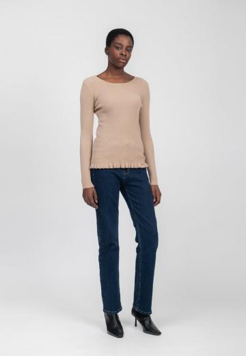 Длинный пуловер