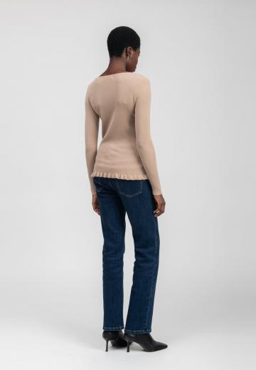 Длинный пуловер