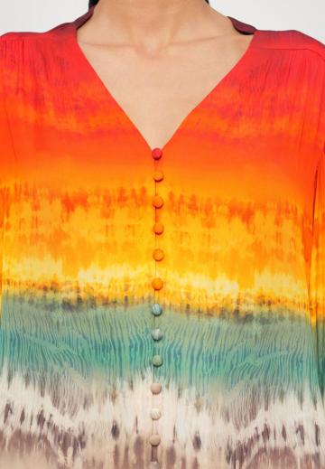 Атласная блузка