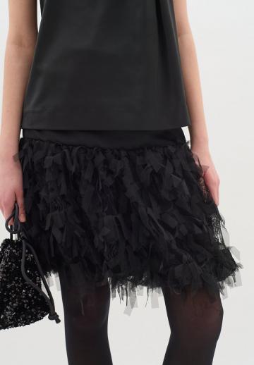 Юбка с воланами