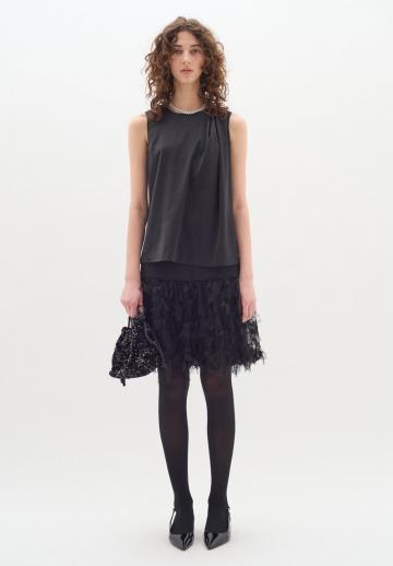 Юбка с воланами