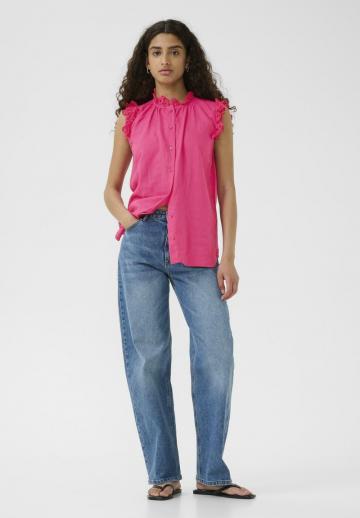 Блузка без рукавов