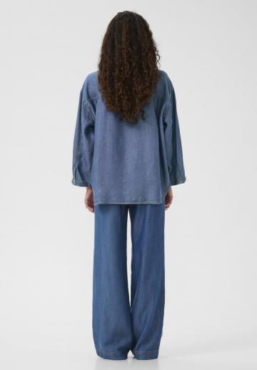 Джинсовая блузка