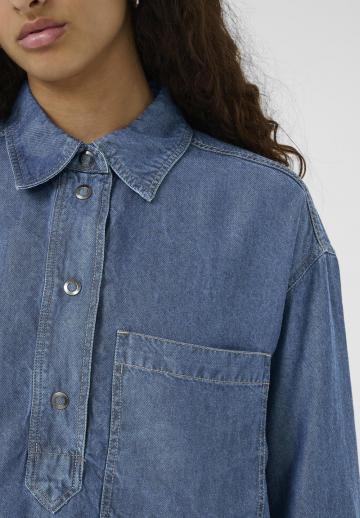 Джинсовая блузка