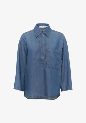 Джинсовая блузка