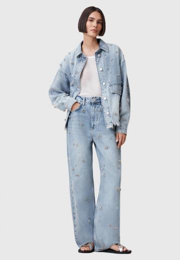 Прямые джинсы