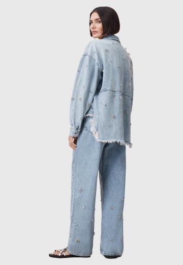 Прямые джинсы