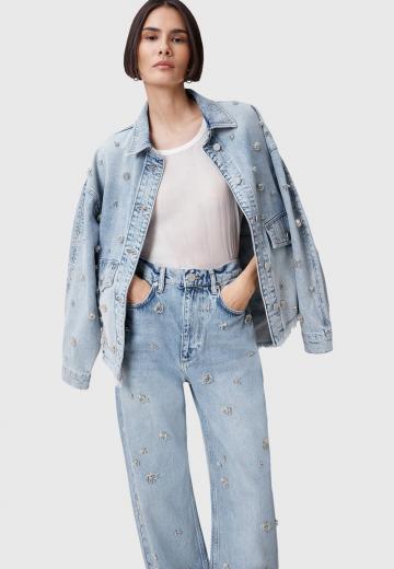 Прямые джинсы