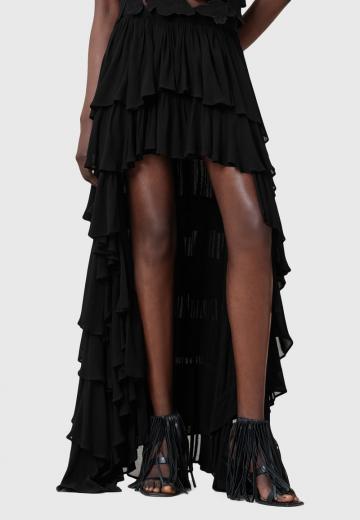Юбка с воланами