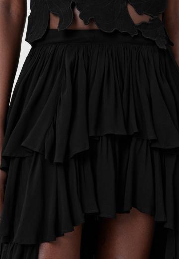 Юбка с воланами