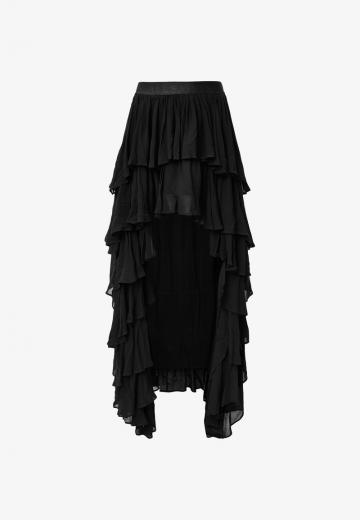 Юбка с воланами