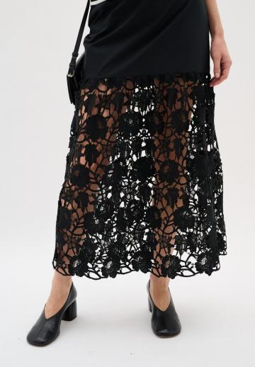 Вязаная юбка