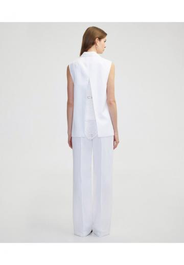 Длинный жилет