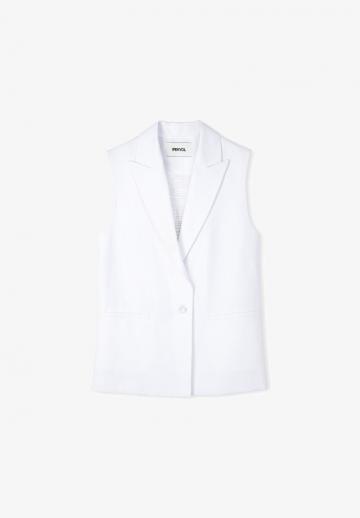 Длинный жилет