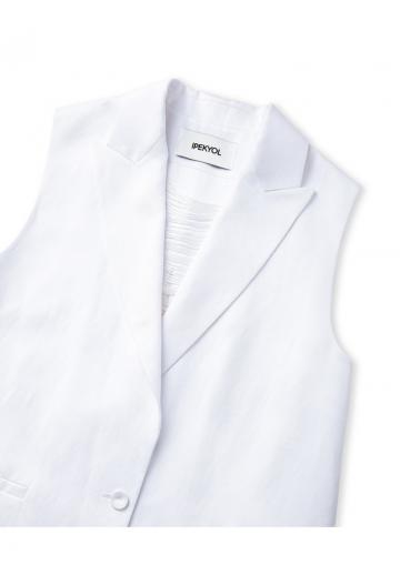 Длинный жилет