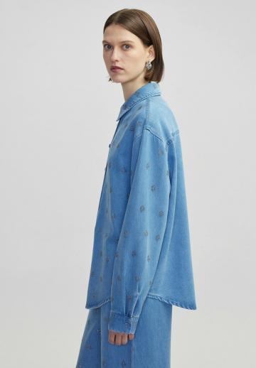 Джинсовая блузка