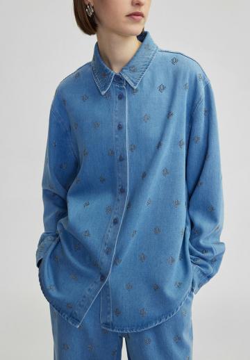 Джинсовая блузка