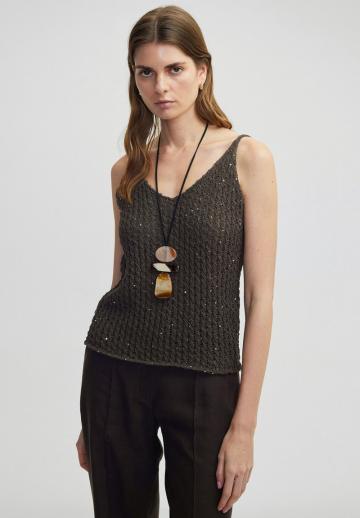 Топ на бретельках