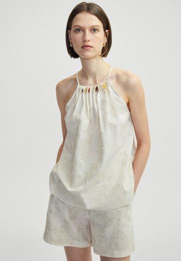 Топ на бретельках