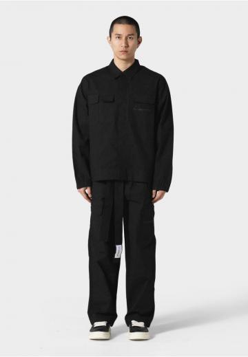 Брюки с накладными карманами