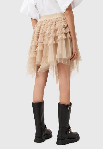 Юбка с воланами