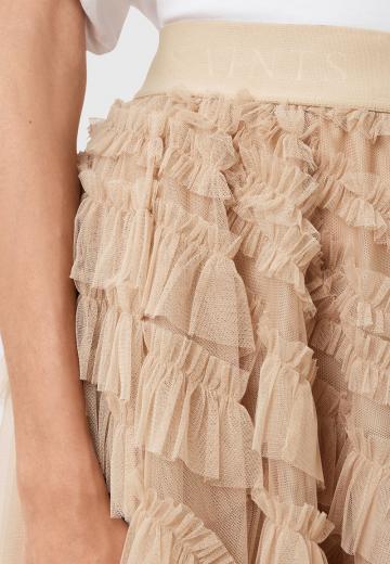 Юбка с воланами