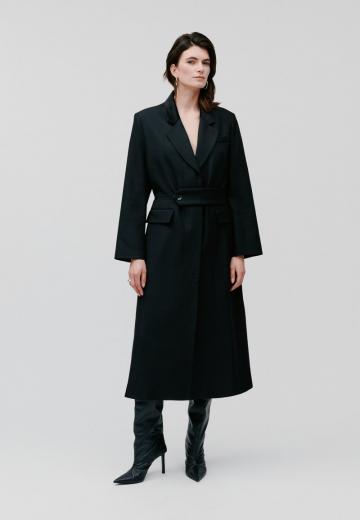 Шерстяное пальто