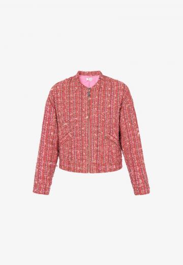 Жаккардовая вязаная кофта