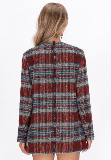 Длинный жилет