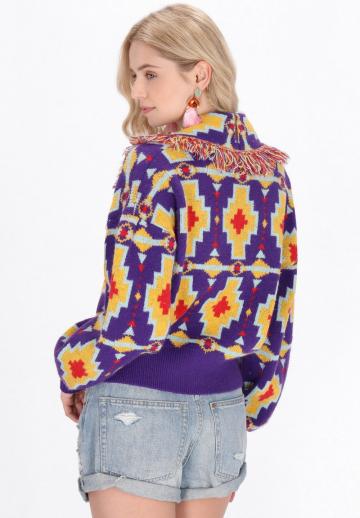 Жаккардовая кофта