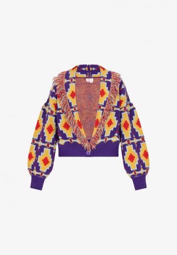 Жаккардовая кофта