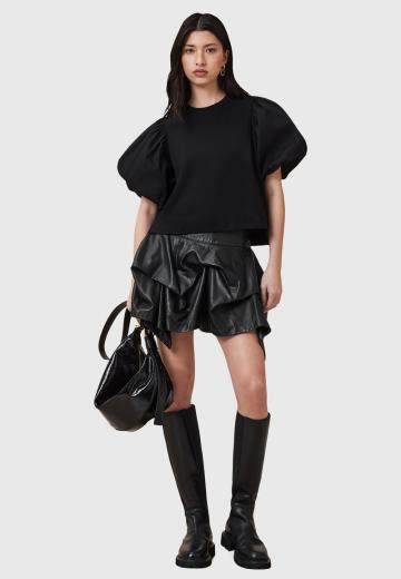 Кожаная юбка