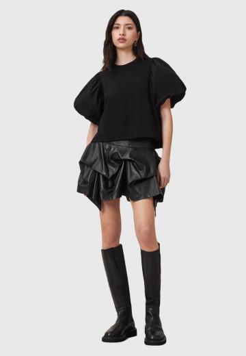 Кожаная юбка