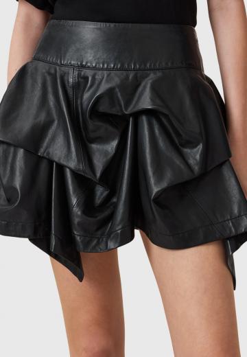 Кожаная юбка