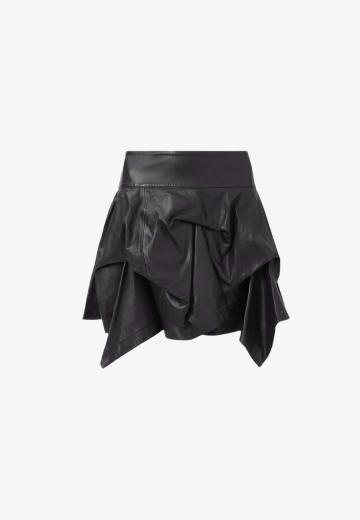 Кожаная юбка