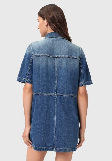 Джинсовое платье