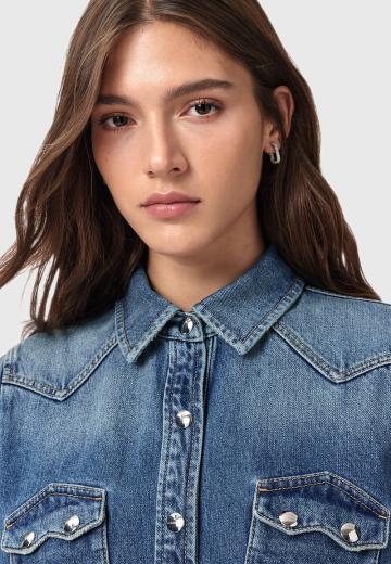 Джинсовое платье