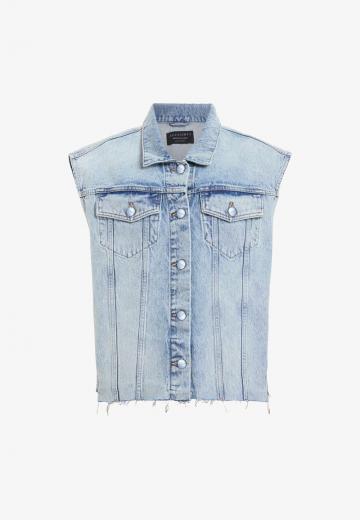 Джинсовая жилетка