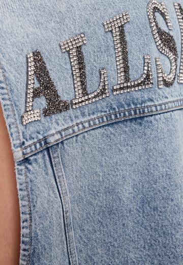 Джинсовая жилетка