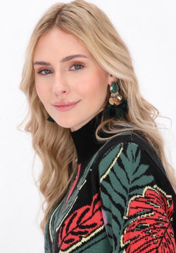 Вязаное платье