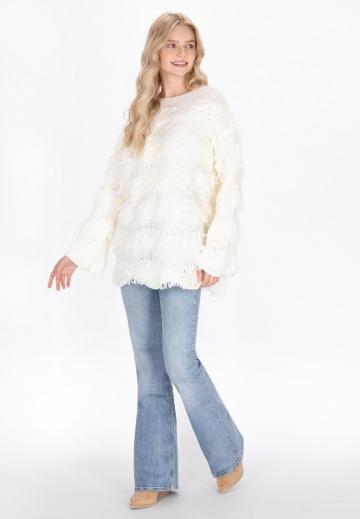 Длинный пуловер