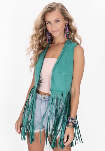 Джинсовая жилетка