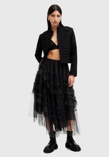 Юбка с воланами