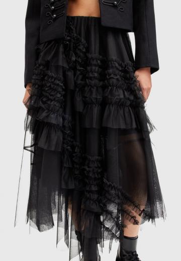 Юбка с воланами