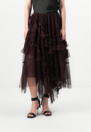 Юбка с воланами