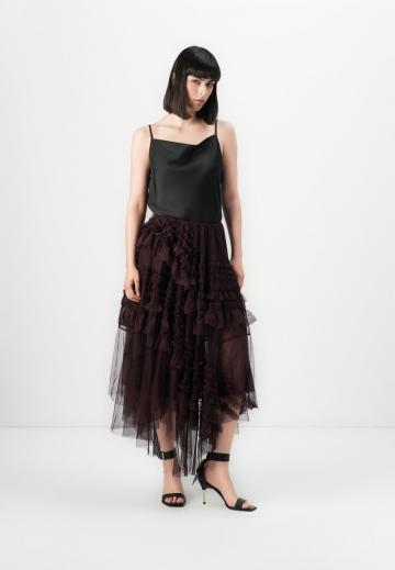 Юбка с воланами