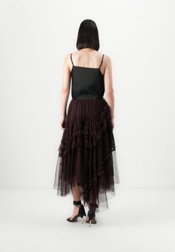 Юбка с воланами