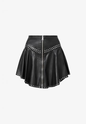 Кожаная юбка