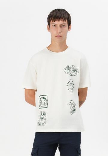 Брюки с накладными карманами